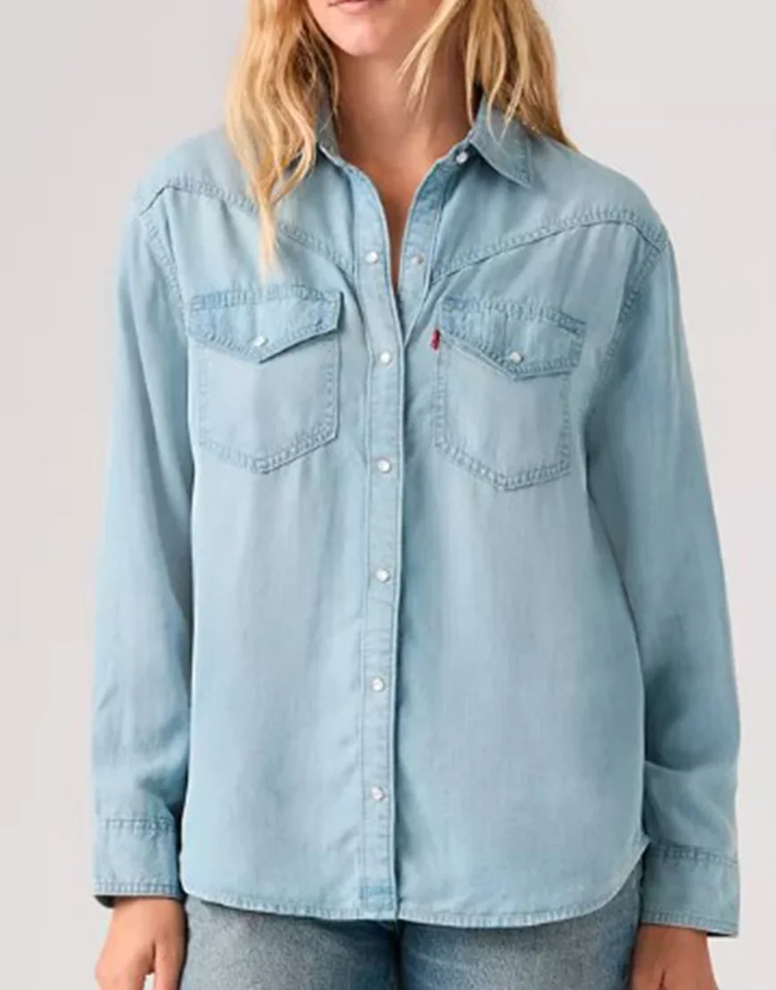 Dutton Ranch Beth Dutton Denim Western Shirt - Image 2