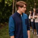 Kit Connor Color-Block Shirt