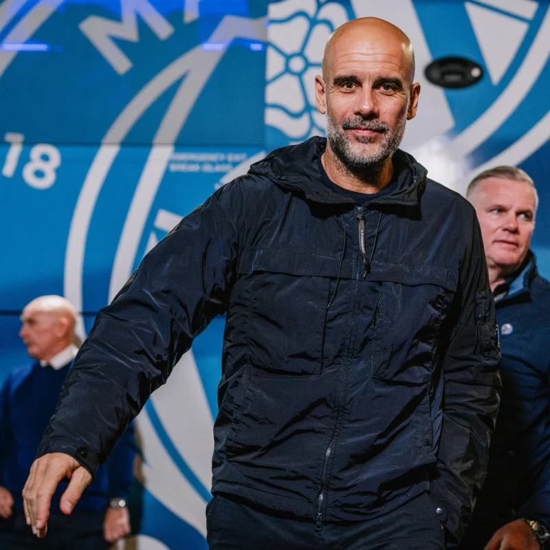 Pep Guardiola League Blue Jacket