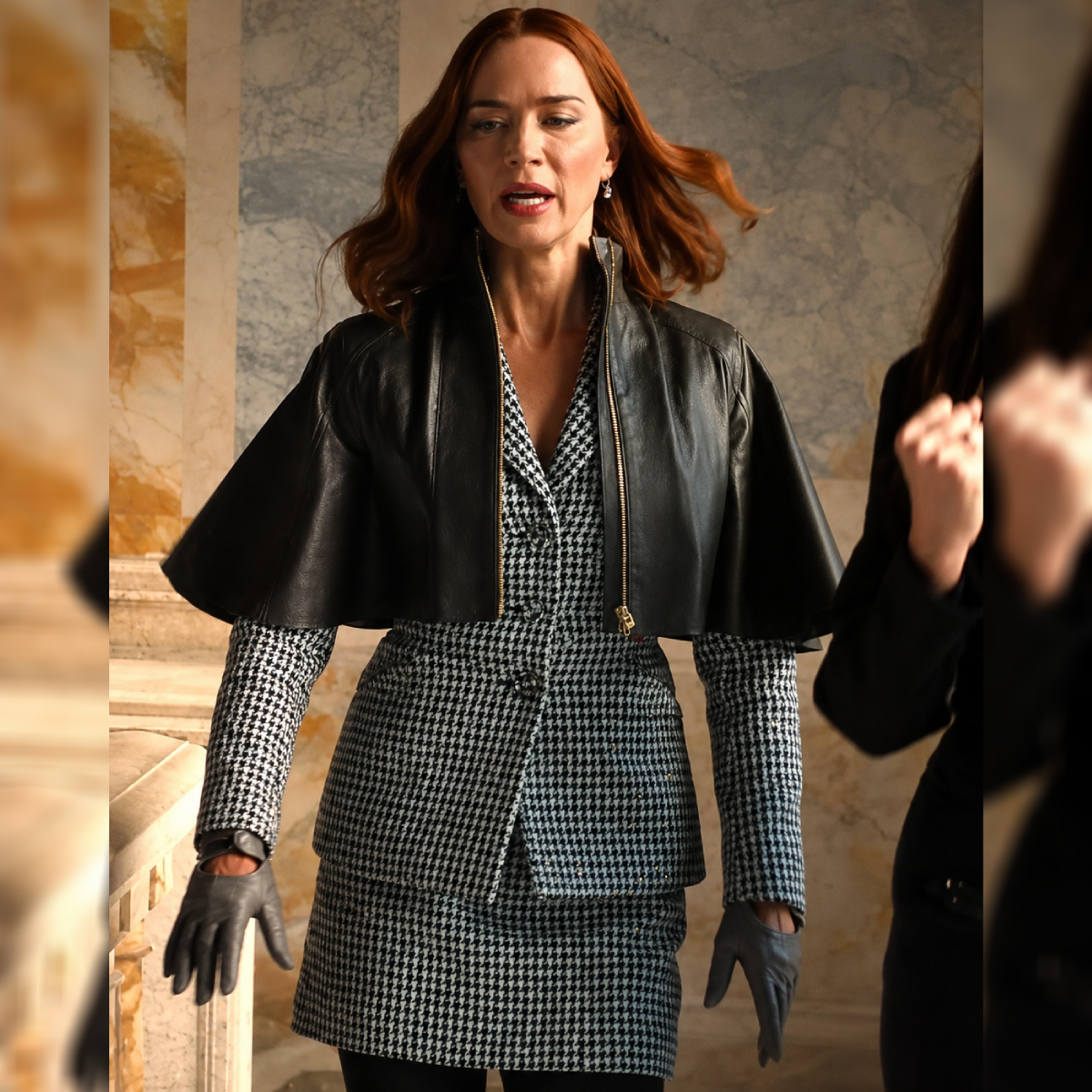 The Devil Wears Prada 2 Emily Blunt Capelet Jacket