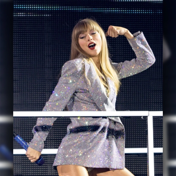 Taylor Swift Eras Tour Silver Blazer - Image 3