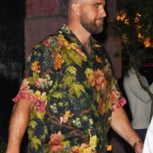 Travis-Kelce-Floral-Tassel-Camp-Shirt