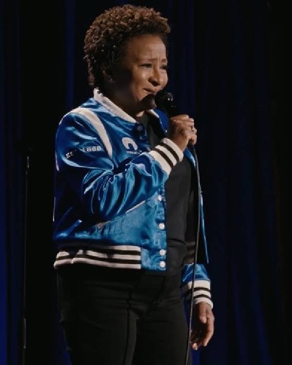 Wanda Sykes Legacy Blue Varsity Jacket - Image 3