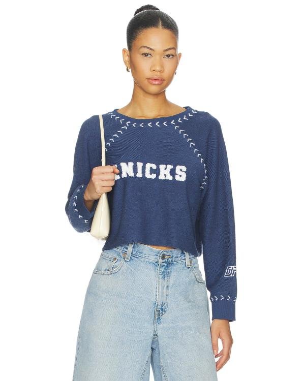 The View Ana Navarro Blue Knicks Sweater - Image 2