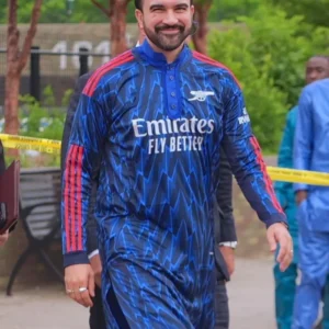 Mayor-Zohran-Mamdani-Arsenal-Blue-Thobe